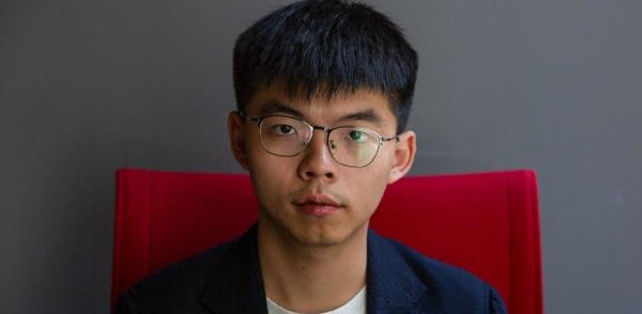 Hong Kong pro-democracy activist Joshua Wong. Credit: AFP Photo