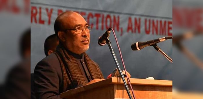 Manipur Chief Minister N Biren Singh.