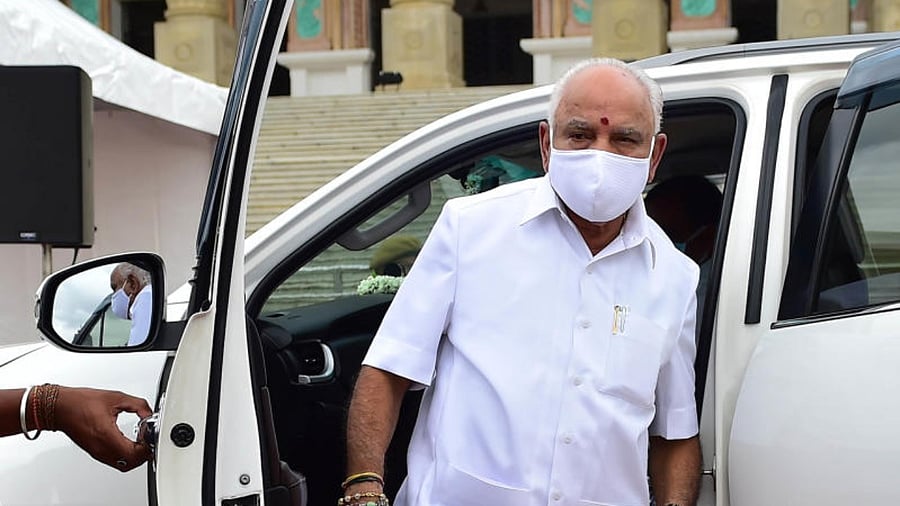 Karnataka CM B S Yediyurappa. Credit: PTI.