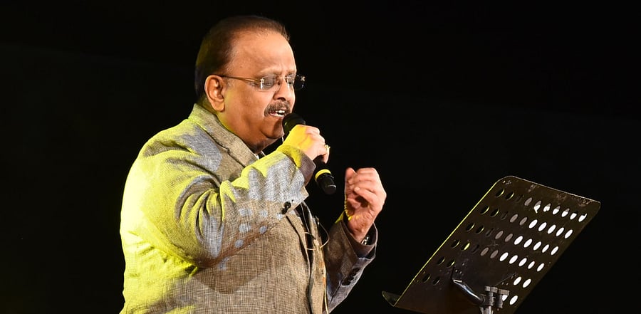 S P Balasubrahmanyam. Credit: DH File Photo