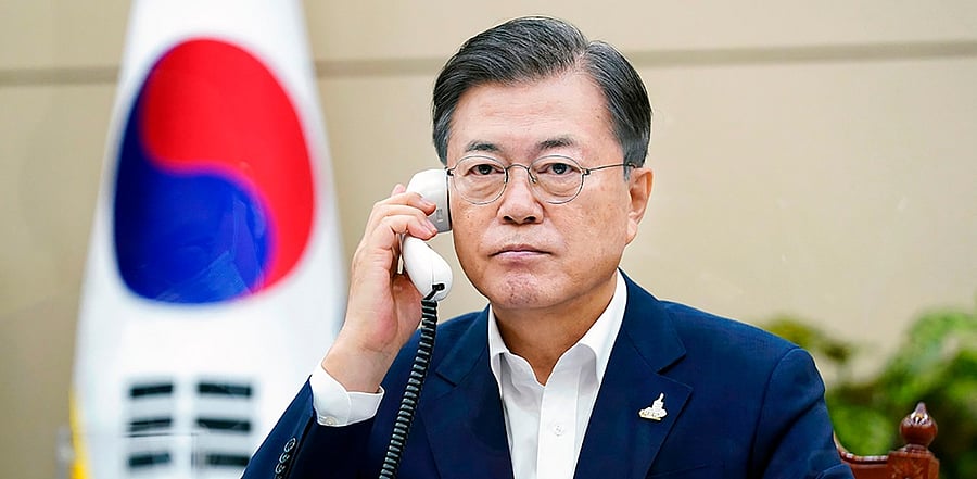 South Korean President Moon Jae-in. Credit: AFP Photo