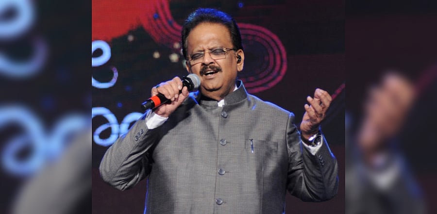 Legendary playback singer S P Balasubrahmanyam. Credit: DH Archive