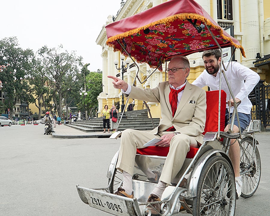 Michael Whitehall and Jack Whitehall.