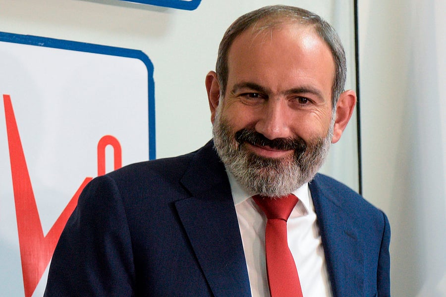 Armenia's acting prime minister Nikol Pashinyan. Credit: AFP Photo