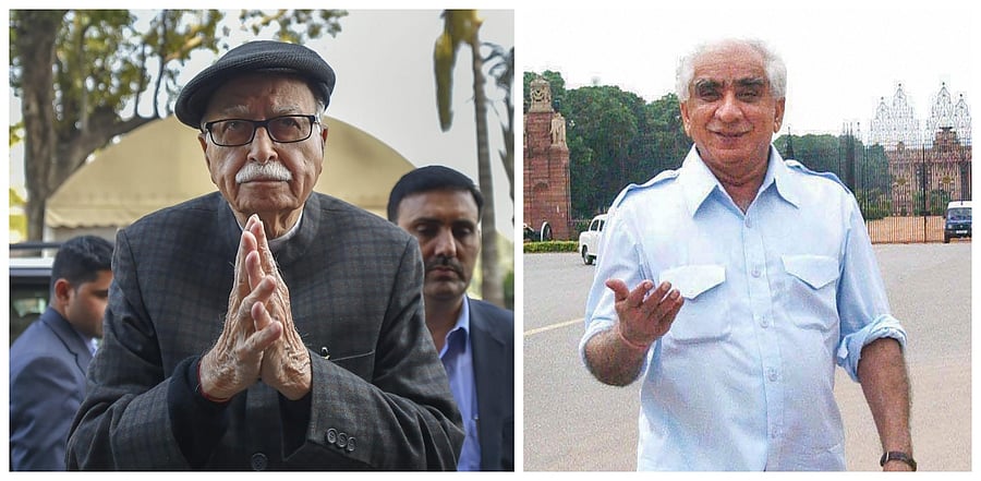 LK Advani and Jaswant Sinha. Credit: PTI