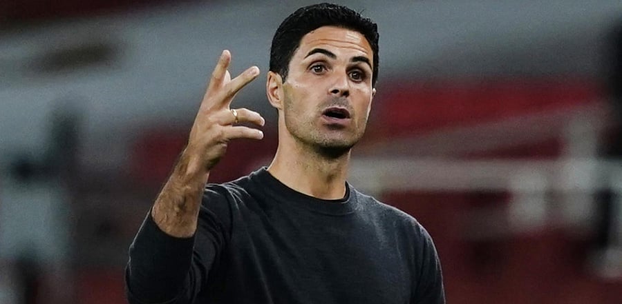 Arsenal manager Mikel Arteta. Credit: Reuters
