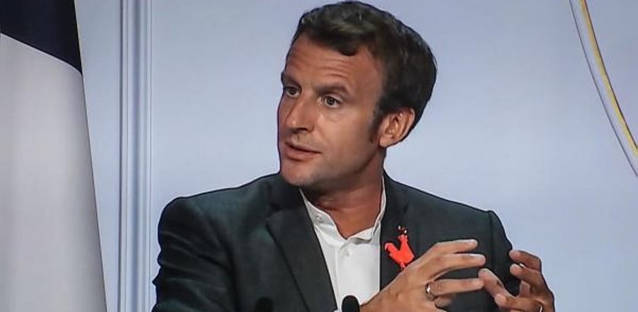 French President Emmanuel Macron. Credit: AFP Photo