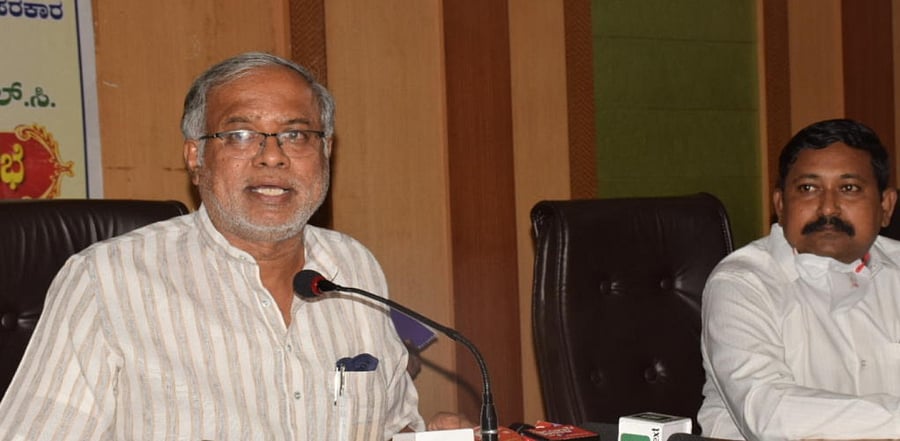 S Suresh Kumar (left). Credit: File photo.