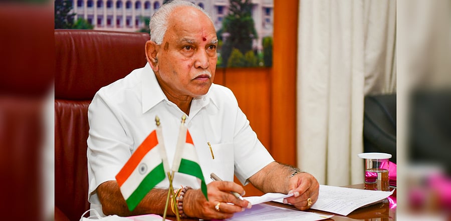 Karnataka Chief Minister B S Yediyurappa. Credit: CM Office/DH