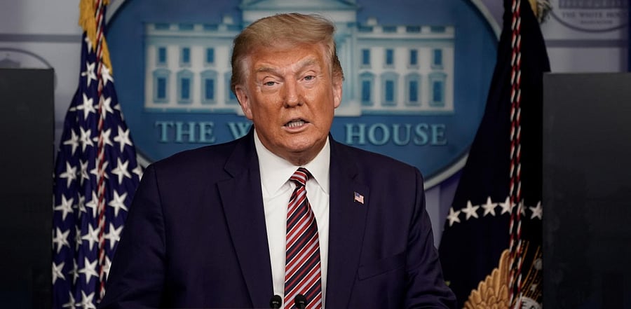 US President Donald Trump. Credit: Reuters Photo