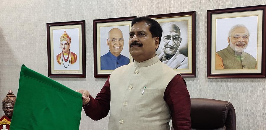 Late union minister Suresh Angadi. Credit: DH Photo