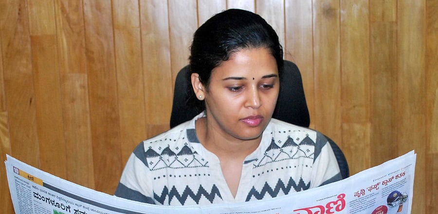 Deputy Commissioner Rohini Sindhuri. Credit: DH Photo