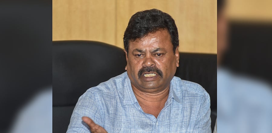 B S Yediyurappa's political Secretary and MLA M P Renukacharya. Credit: DH Photo