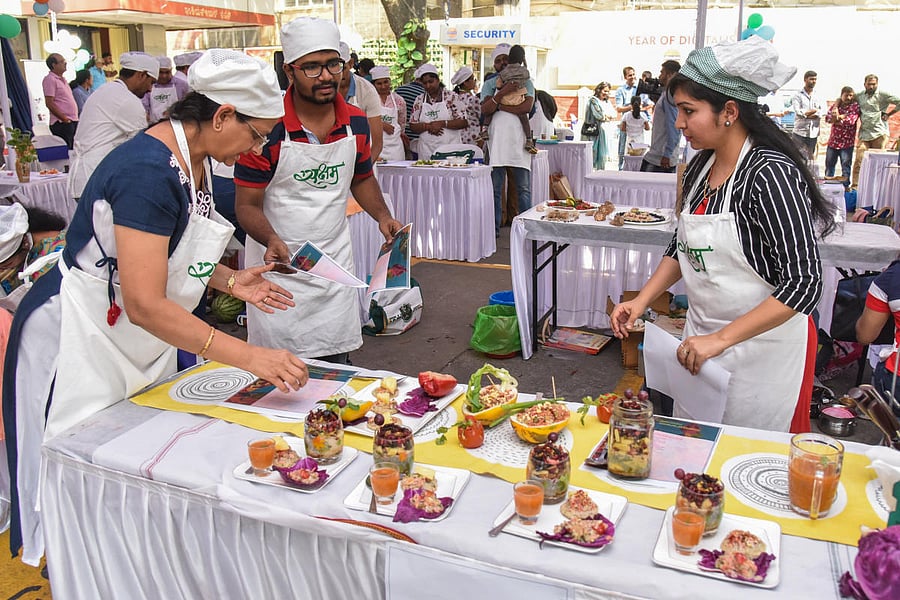 Community Science programme allows students to undergo experiential learning and hands-on-training. DH Photo by S K Dinesh