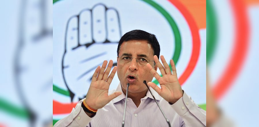 AICC General Secretary Randeep Singh Surjewala. Credit: PTI Photo