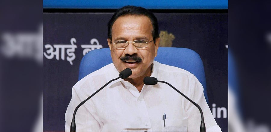 Chemicals & Fertilizers Minister D V Sadananda Gowda. Credit: PTI Photo
