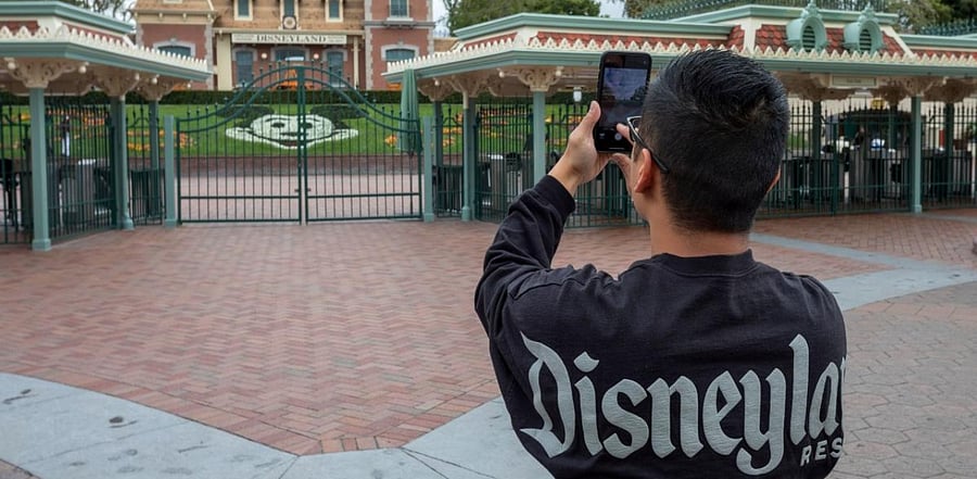 The company said it would eliminate 28,000 theme park jobs in the United States, or about 25 per cent of its domestic resorts workforce. Credit: AFP