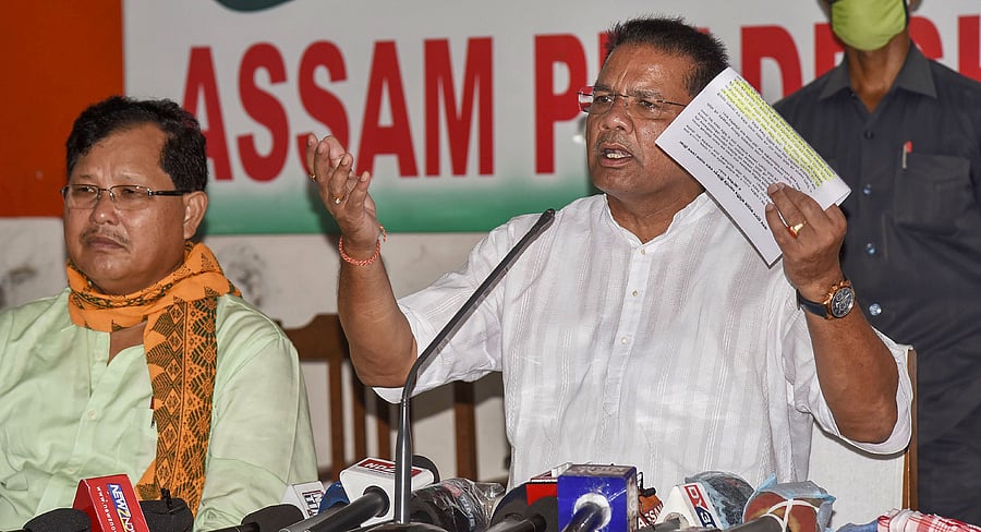 Assam Pradesh Congress Committee (APCC) President Ripun Bora. Credits: PTI Photo