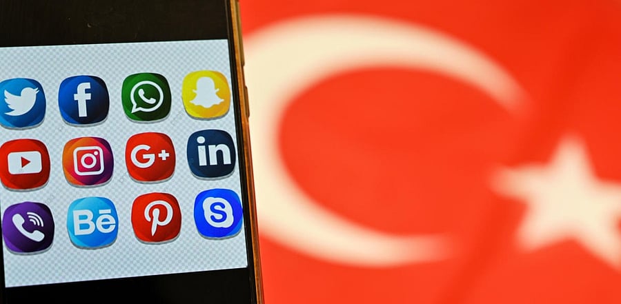  Turkey on Thursday starts life under a new social media law that threatens to erase the local presence of Facebook and Twitter should they fail to take down contentious posts. Credit: AFP