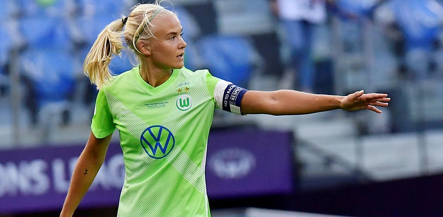 Danish forward Pernille Harder. Credit: Reuters Photo