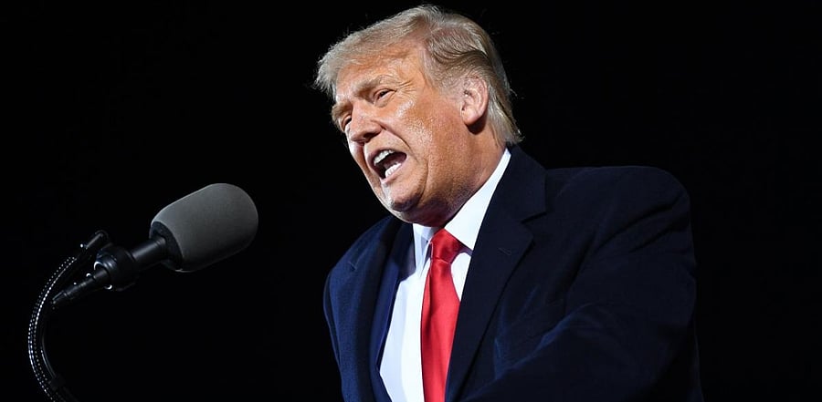 US President Donald Trump. Credit: AFP