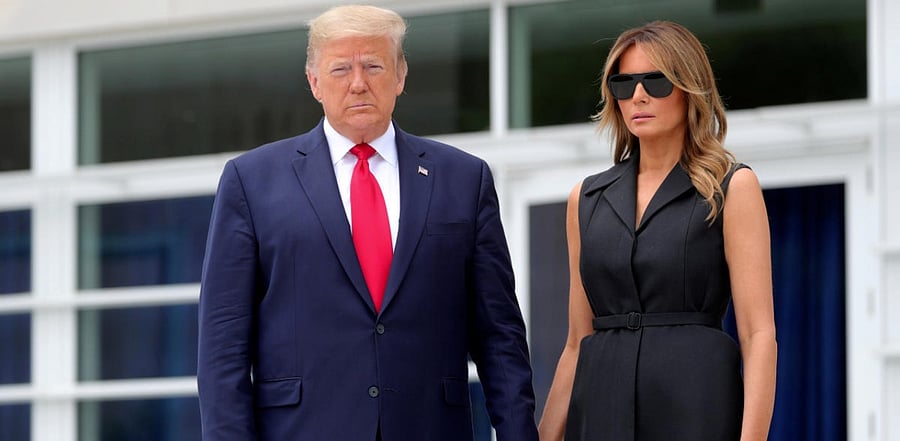 US President Donald Trump and first lady Melania Trump. Credit: Reuters