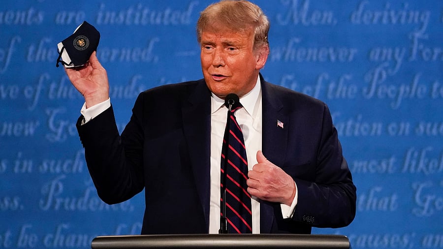 US President Donald Trump. Credits: AP Photo