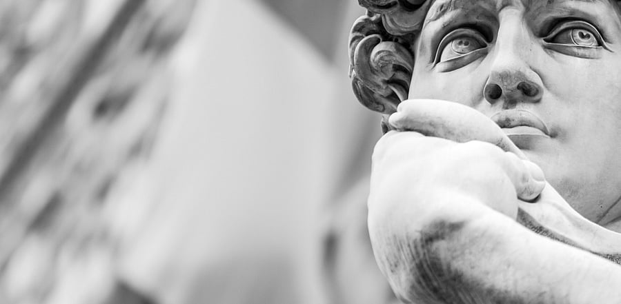 David is arguably the most famous Renaissance statue in the world. The first colossal statue made since antiquity, it made waves practically as soon as it was unveiled in 1504. Credit: iStock