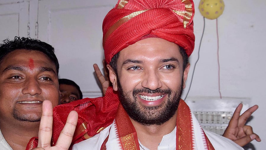 Lok Janshakti Party President Chirag Paswan. Credits: PTI Photo