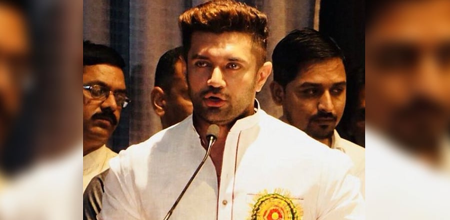 LJP leader Chirag Paswan. Credit: Facebook (ichiragpaswan)