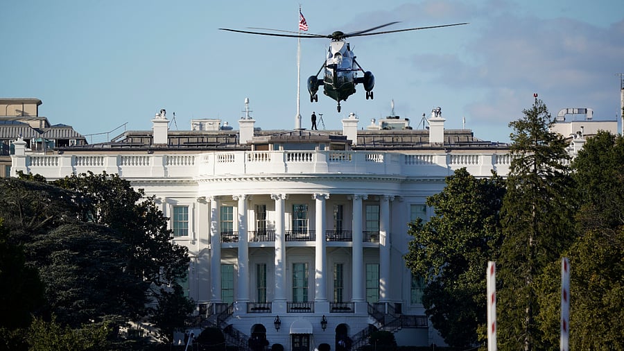 South Lawn of White House. Credits: AP Photo