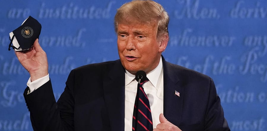 US President Donald Trump. Credit: AP File Photo
