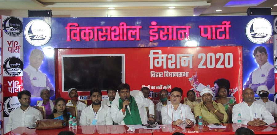 Sahni said that he is in talks with RLSP chief Upendra Kushwaha, Jan Adhikar Party (JAP) chief Pappu Yadav and other leaders. Credit: Twitter/@sonofmallah