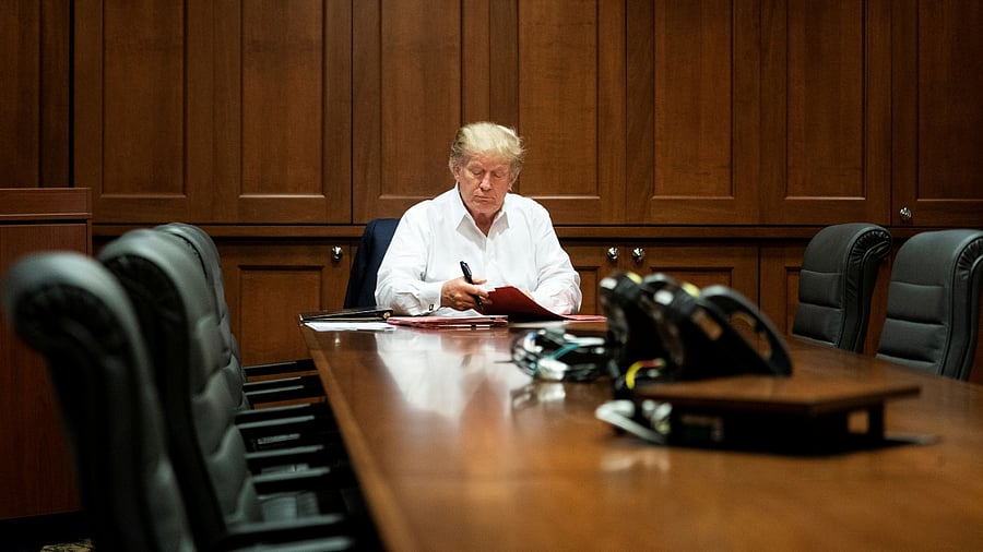 US President Donald Trump. Credits: Reuters Photo