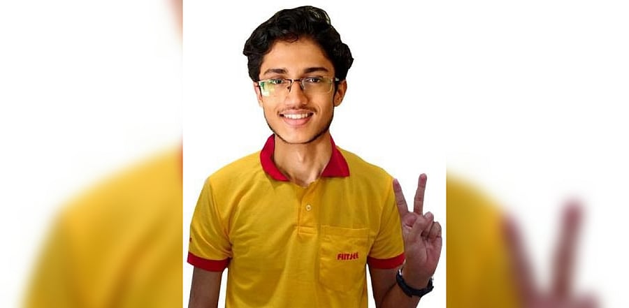 Pranava Singhal from the FIITJEE classroom programme.