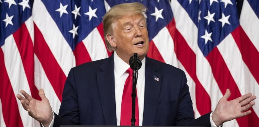 US President Donald Trump. Credit: AP Photo