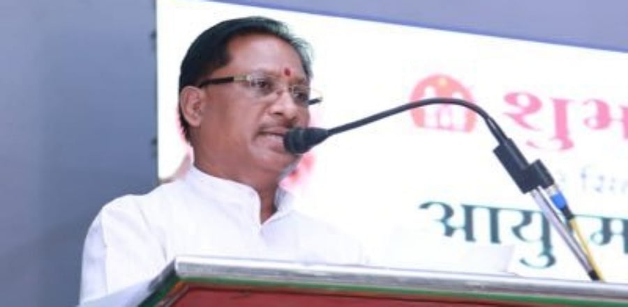 State BJP chief Vishnu Deo Sai. Credit: Twitter Photo (@vishnudsai)