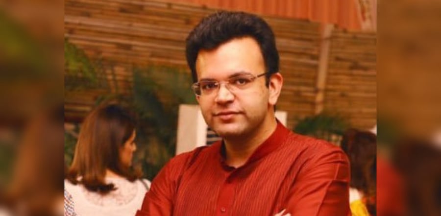 Late former finance minister Arun Jaitley's son Rohan. Credit: Twitter Photo (@rohanjaitley)