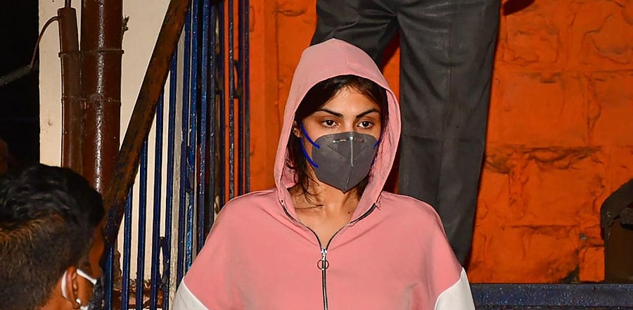 Rhea (28) was arrested by the Narcotics Control Bureau (NCB), on September 8. Credit: PTI Photo