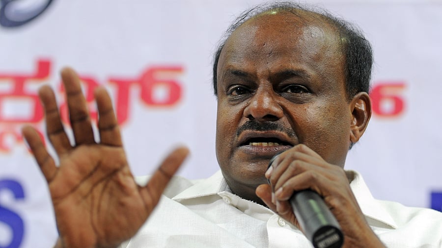 Former Chief Minister HD Kumaraswamy. Credits: DH Photo