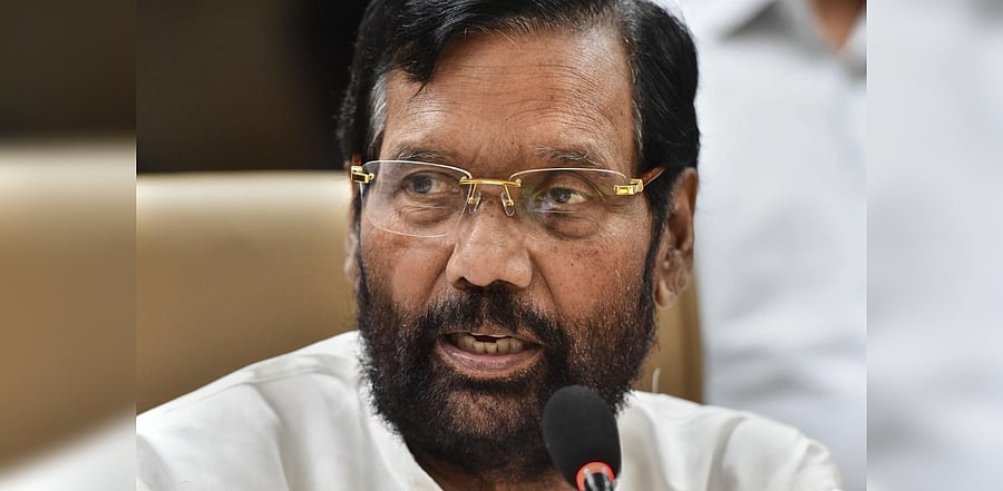  Union Minister of Consumer Affairs, Food and Public Distribution Ram Vilas Paswan. Credit: PTI Photo