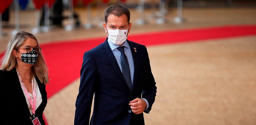 Slovakia's Prime Minister Igor Matovic. Credit: AFP Photo