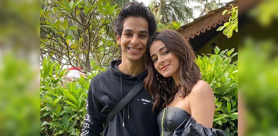 Ishaan Khatter and Ananya Pandey. Credit: Twitter Photo (@ananyapandayy)
