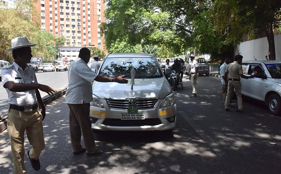 Squads of RTO staff and traffic police are stopping and fining motorists for overloading and not carrying proper tax and ownership documents.