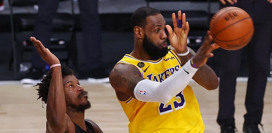 Lakers's LeBron James. Credit: AFP Photo