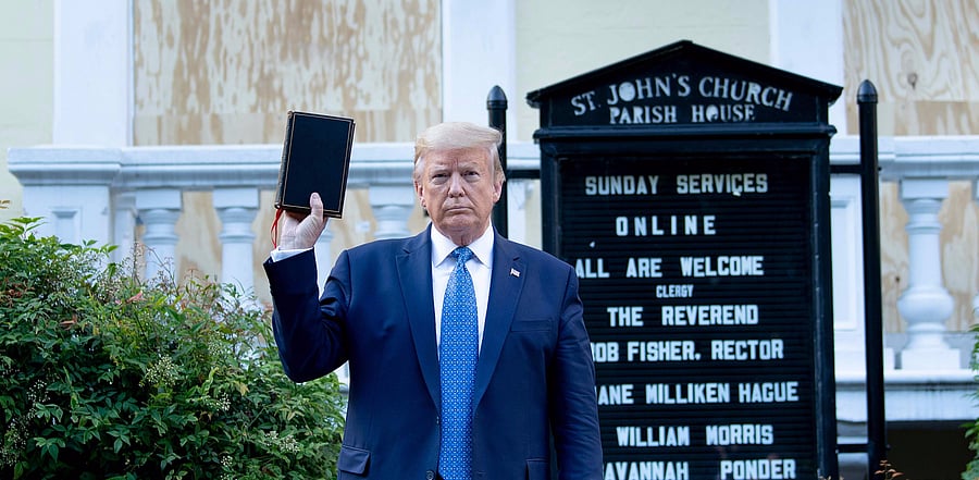 Trump has repeatedly dismissed the severity of the pandemic as something that would disappear on its own. Credit: AFP