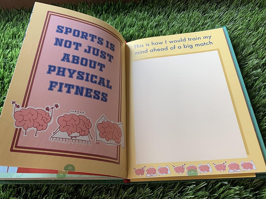 The journal features a variety of prompts. It has been illustrated by Aayushi Yadav.