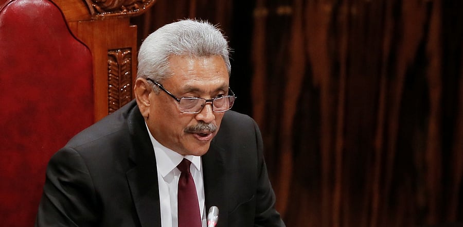 Sri Lanka President Gotabaya Rajapaksa. Credit: Reuters Photo