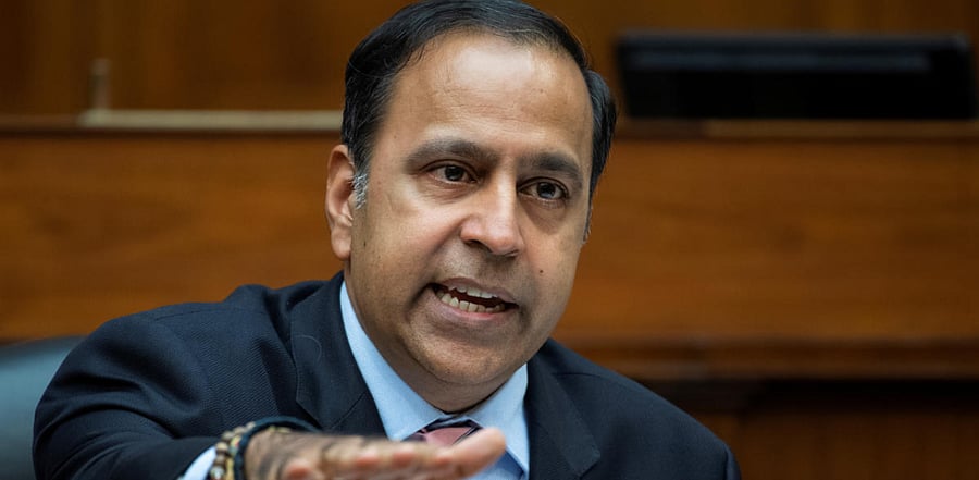 Democratic congressman from Illinois Raja Krishnamoorthi. Credit: Reuters Photo 