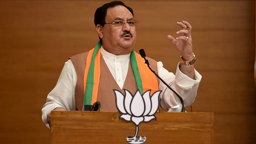  BJP National President JP Nadda. Credits: PTI Photo